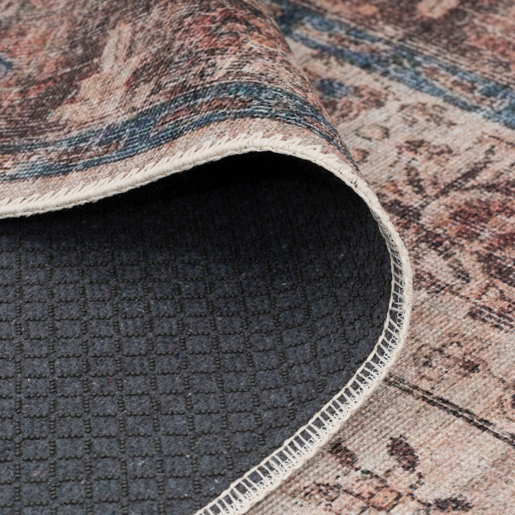 Flatwoven Washable Earthy Flora Area Rug - Shannon - Image 10
