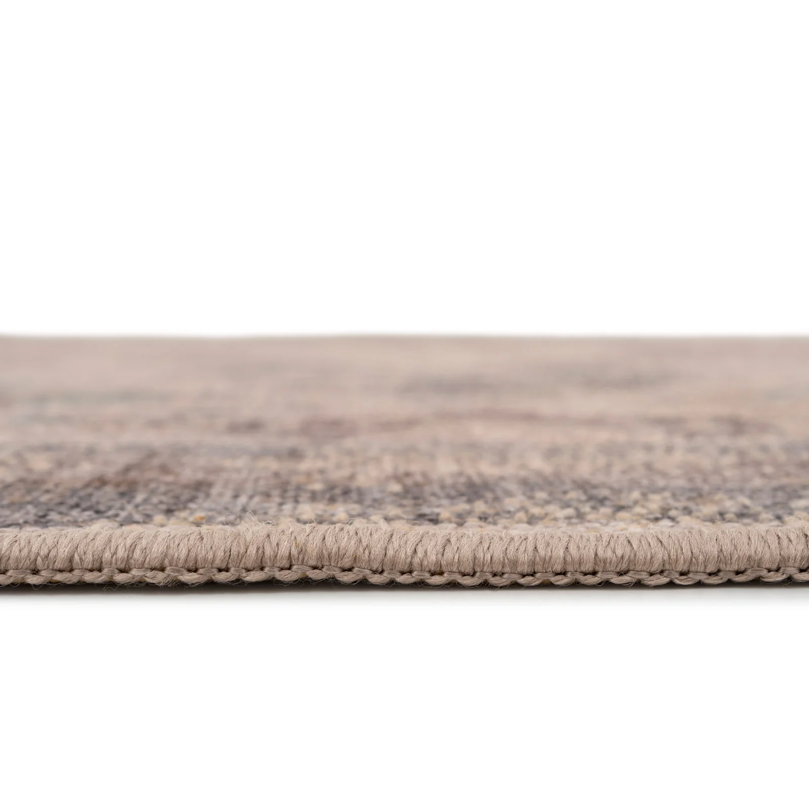 Washable Greige Blue Jute Style Runner - Ruah - Image 4