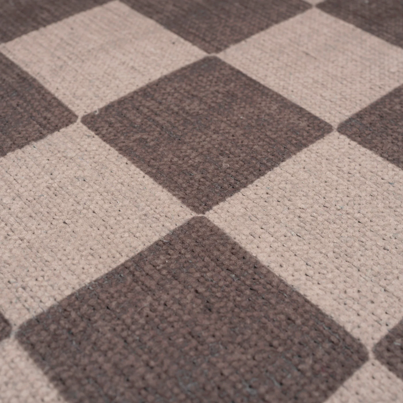 Washable Grey Checkerboard Doormat - Chess - Image 6