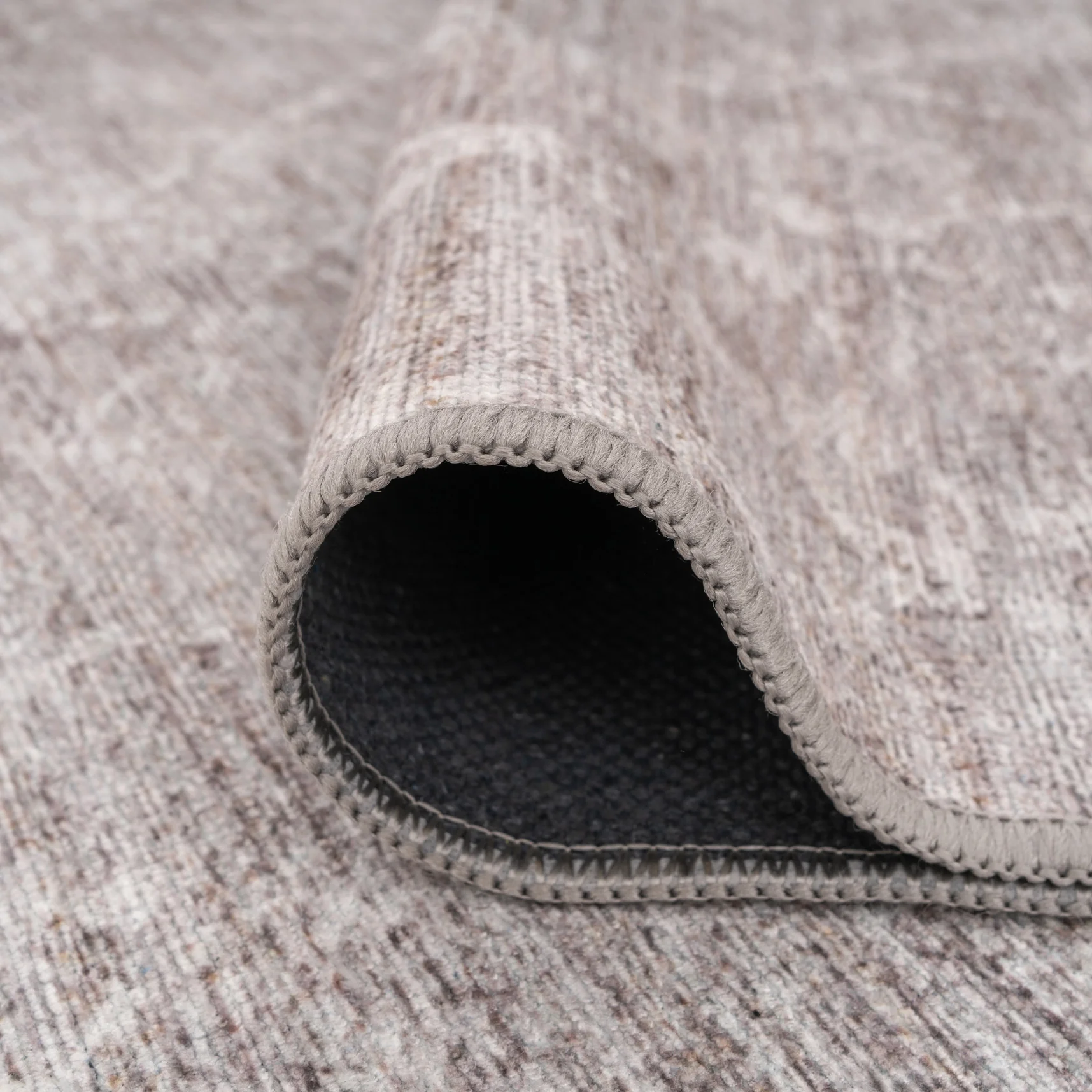 Washable Greige Berber Runner - Brindle - Image 6
