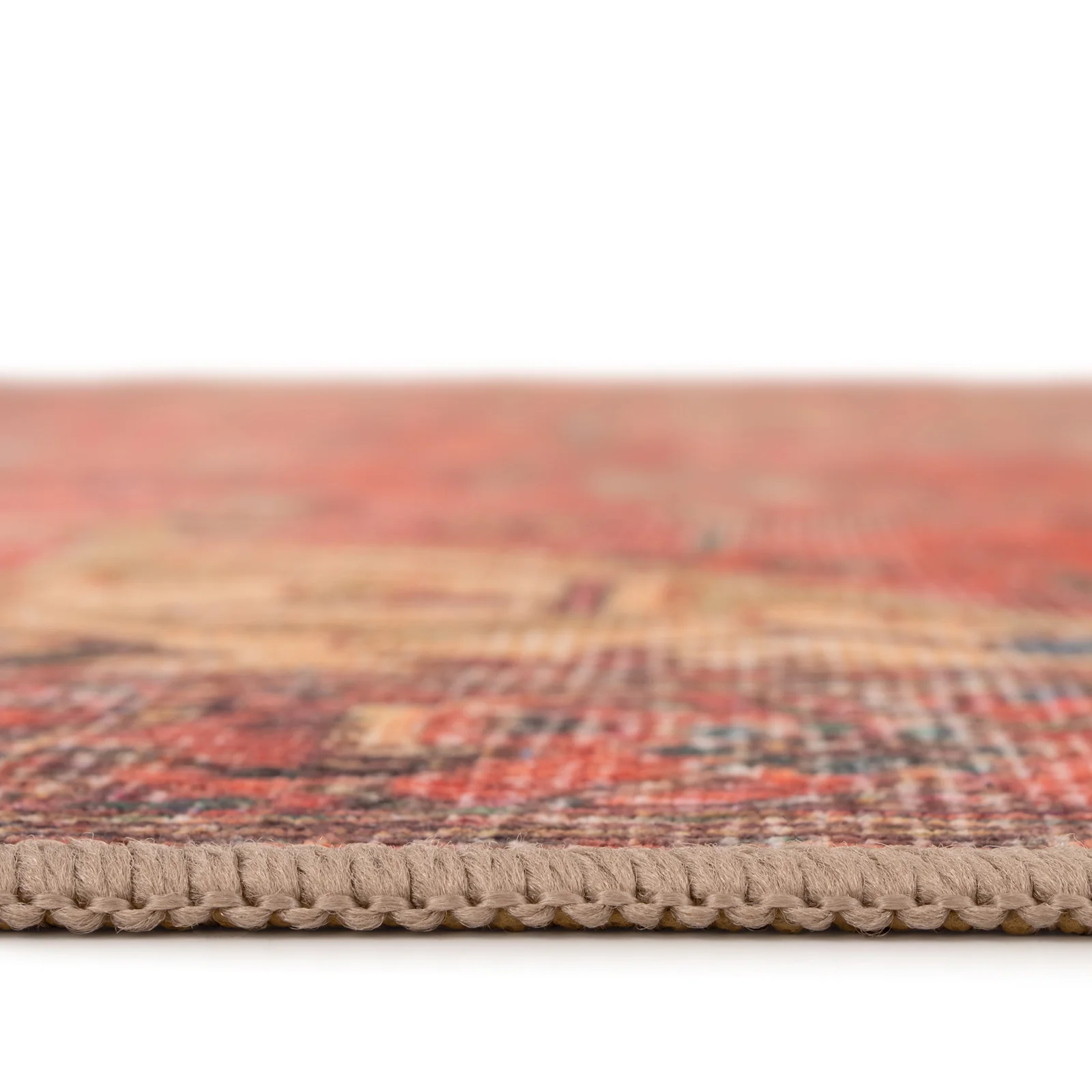 Washable Red Kitchen Mat - Viv - Image 5