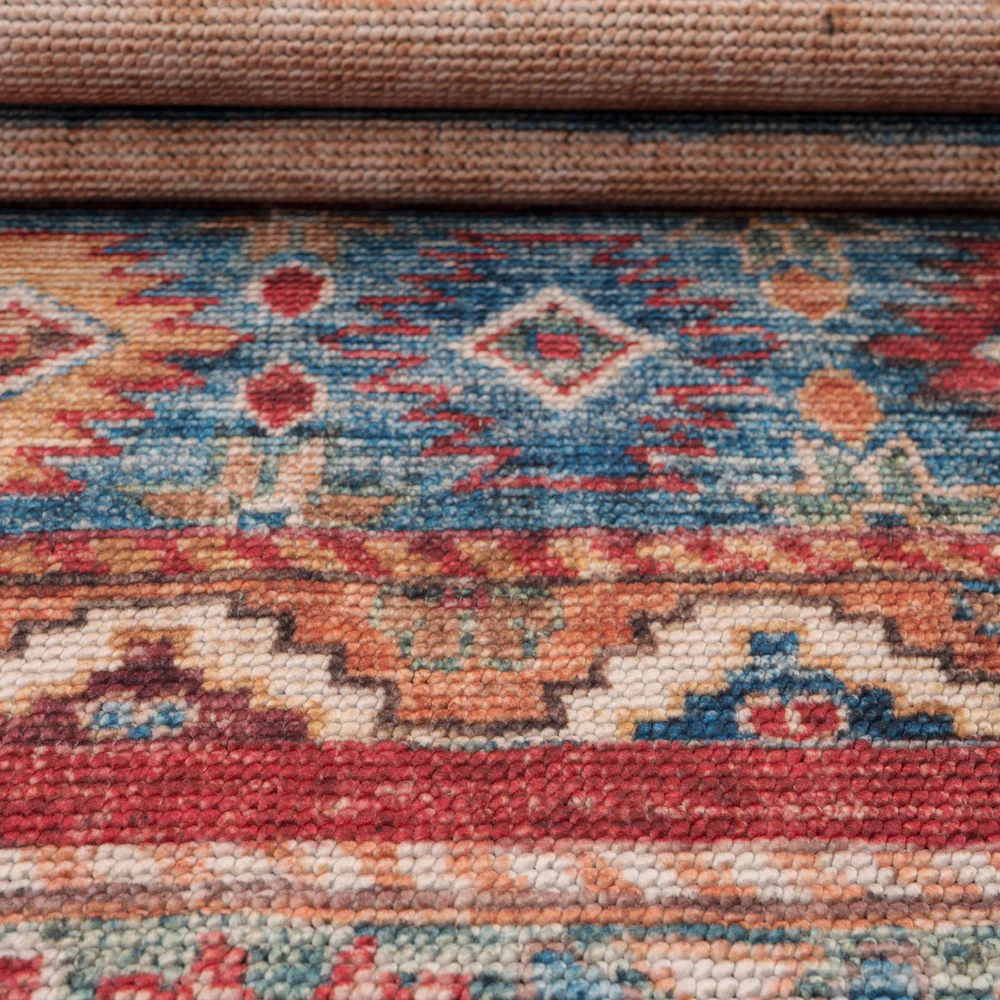 Washable Looped Multicolour Boho Runner - Alia - Image 5