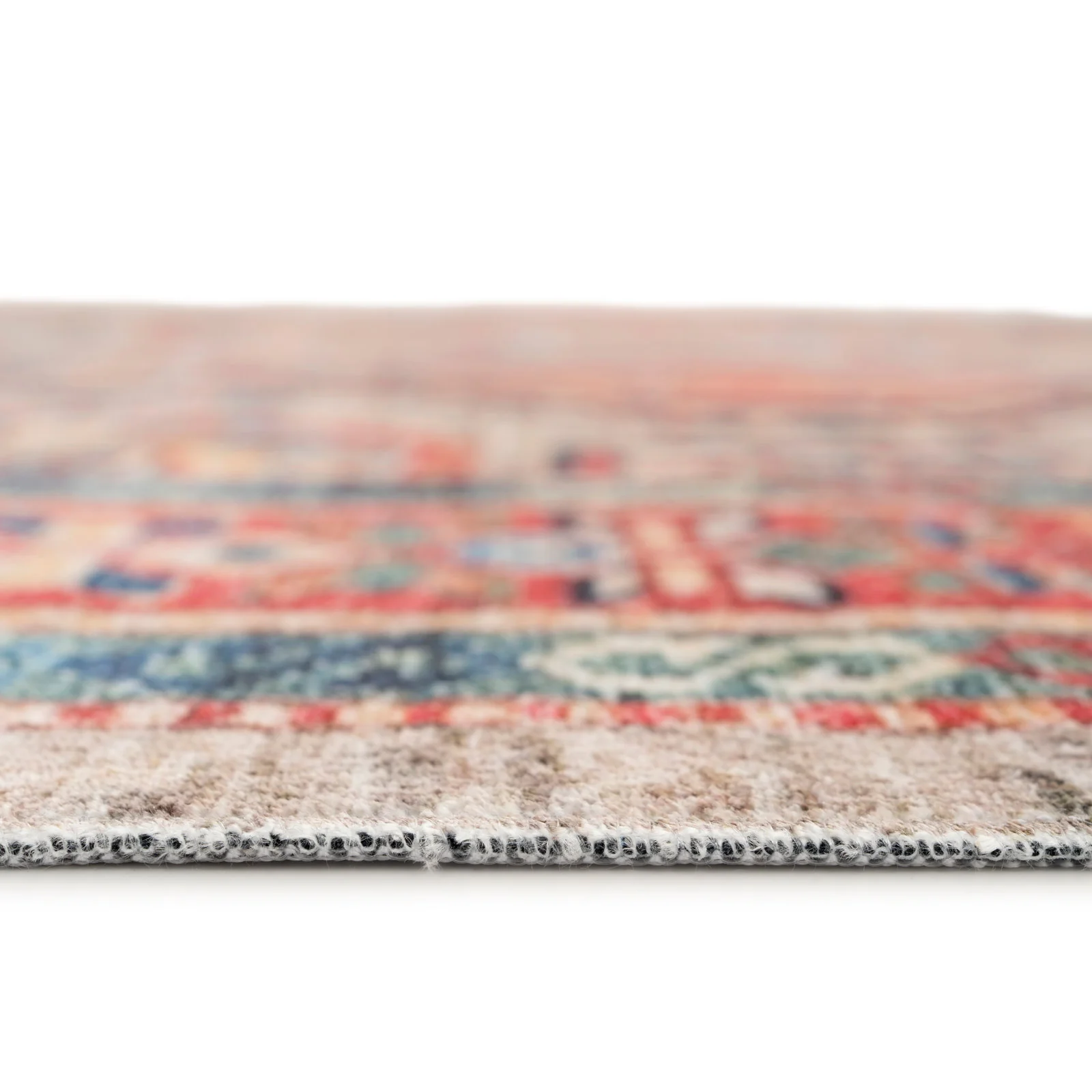 Washable Multicolour Persian Style Mat - Rani - Image 4