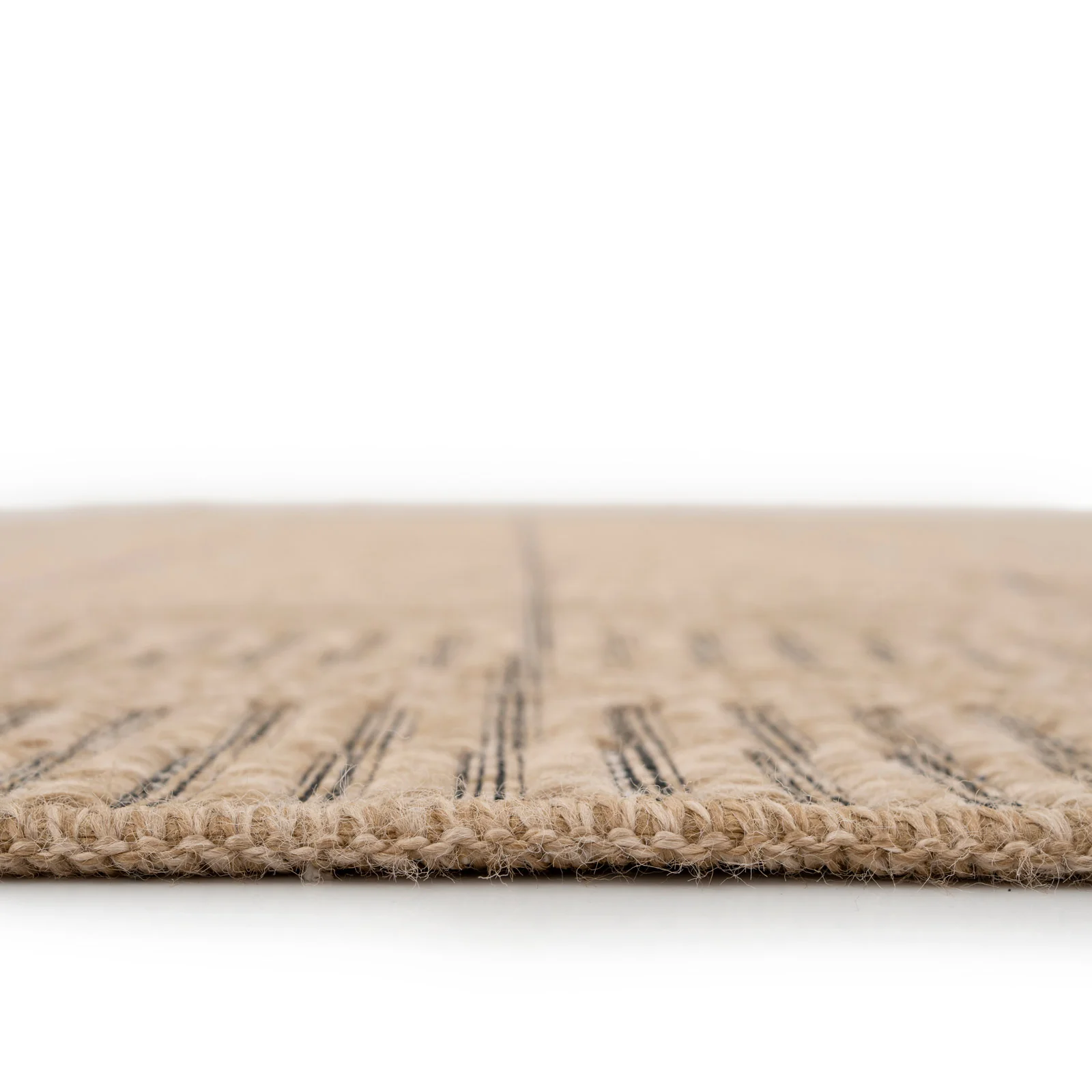 Washable Natural Brown Jute Style Runner - Kai - Image 3