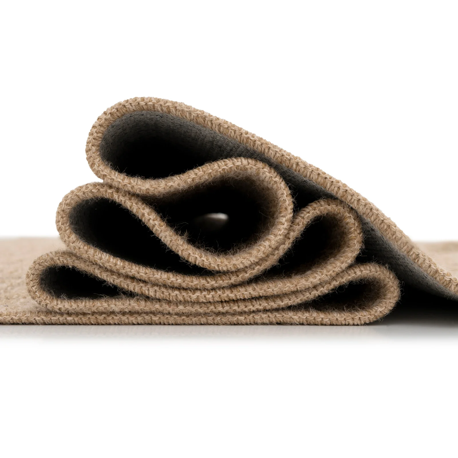 Washable Natural Brown Jute Style Runner - Kai - Image 4