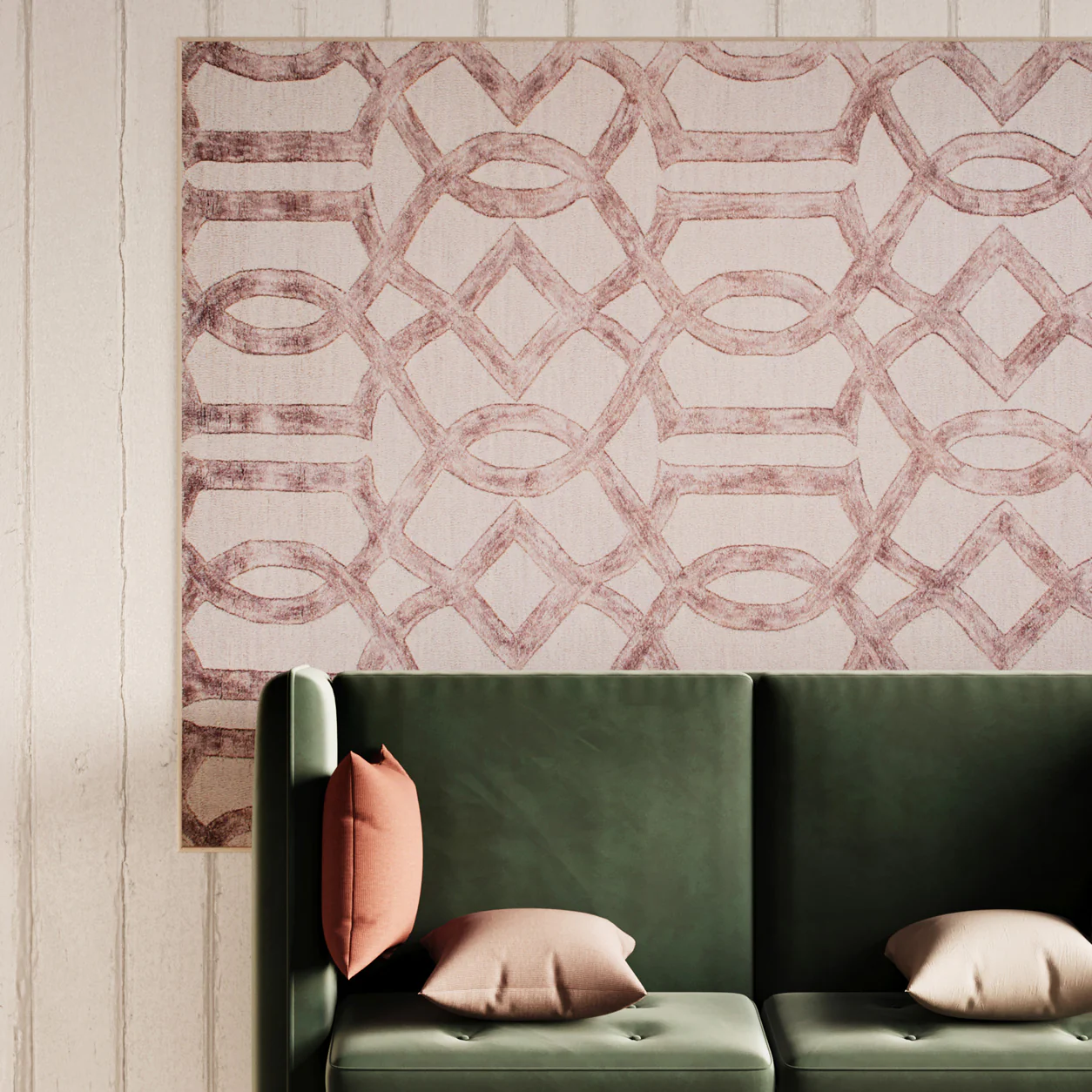 Washable Neutral Geometric Rug - Burrow - Image 6