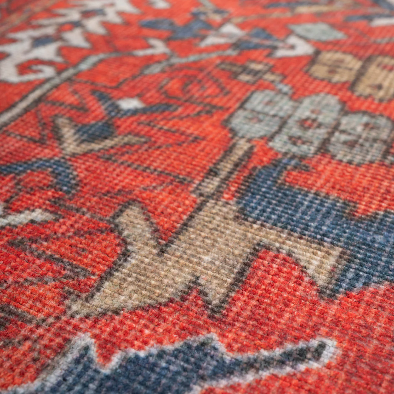 Washable Red Kitchen Mat - Rudd - Image 7