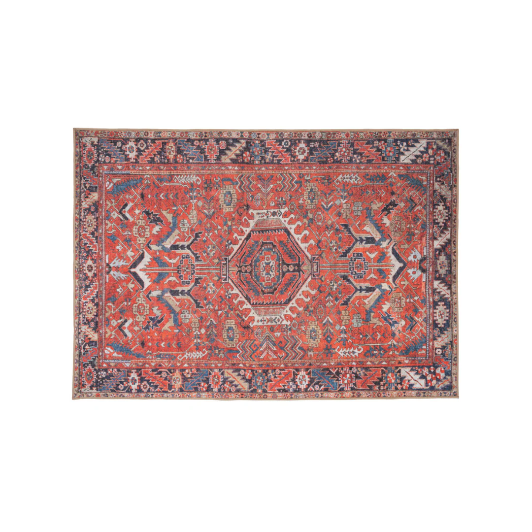 Washable Red Kitchen Mat - Rudd - Image 6