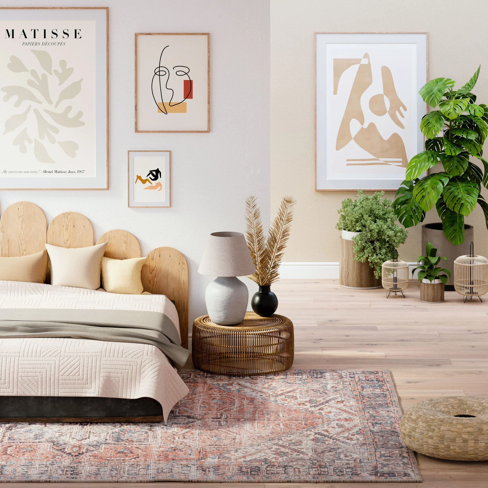Flatwoven Washable Terracotta Medallion Area Rug - Neeve - Image 3