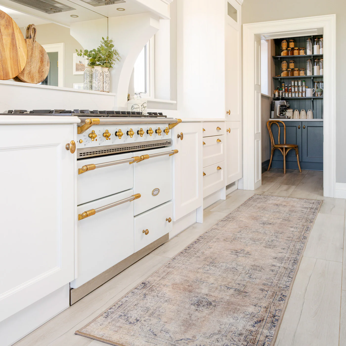 Washable Terracotta Vintage Runner - Wander